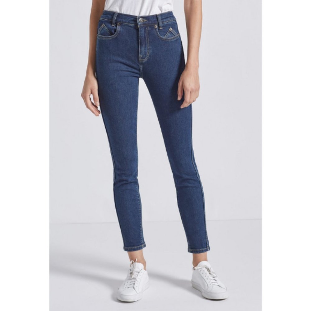 NWT 7-Pocket High Waist Ankle Skinny Stiletto Jean | Demir | Size 32
